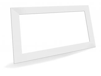 Dotlux  Montageadapter für Einbaustrahler FLEXA. Einbauöffnung wird auf 270x180 mm erweitert. 