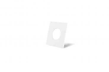 Dotlux  Zierring für Circle Multi eckig weiss matt 