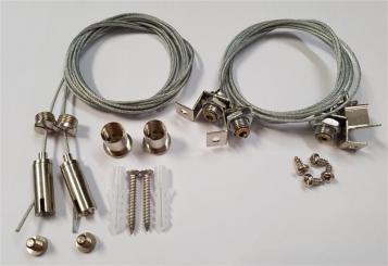 Dotlux  Montagesatz Y zum Abhängen von LED-Panelen 2er Set 