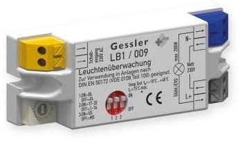Dotlux  Umschaltweiche mit Überwachungsbaustein für Gessler System 