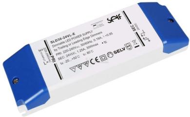 Dotlux LED-Netzteil CV 24V 120W 0,5-5A dimmbar Phasenabschnitt/-anschnitt IP20 