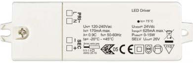 Dotlux LED-Netzteil CV 24V DC 0-15W 0-0,62A nicht dimmbar IP20 