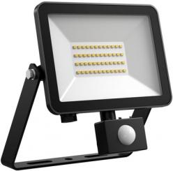 Dotlux LED-Strahler FLOORslim-sensor 30W 3000K schwarz mit Bewegungsmelder PIR 