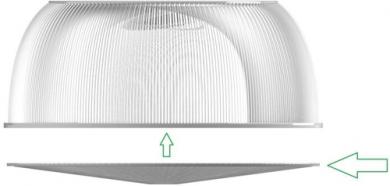 Dotlux  Blendschutzabdeckung für Art. 5153 für LIGHTSHOWERdob (5152-050120), nur verwendbar zusammen 