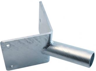 Dotlux Verzinkte Eckwandhalterung Stahl für Strassenleuchten 60mm Aufnahmerohr 