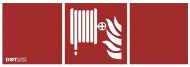 Dotlux Piktogramm Schlauch (1Stück) für LED-Notleuchte EXITflat (Artikel 5406) 