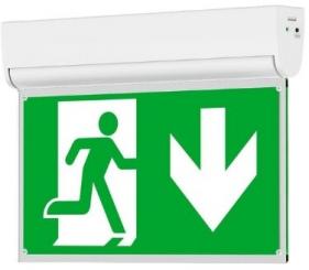 Dotlux LED-Rettungsleuchte EXITflip max.3W 6000K inkl. 6 Piktogrammen 8h Betrieb, Li-ion Akk 