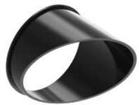 Dotlux LED-SLIMtrack Schrägzylinder schwarz 