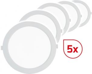 Dotlux LED-Downlight CIRCLEflat 4W 4000K inkl. Treiber Bundle 5 Stück 