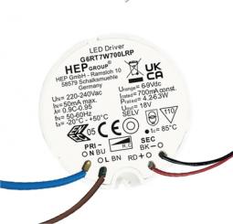 HEP  LED Treiber, Konstantstrom, dimmbar, 500mA, 7W 