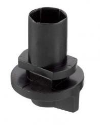 Nordic Aluminium Stromschienensystem XTAK 142-2 Schienenadapter für 2mm Dekohaken, Schwarz, clamp fo 