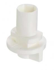 Nordic Aluminium Stromschienensystem XTAK 142-3 Schienenadapter für 2mm Dekohaken, Weiß, clamp for 2 