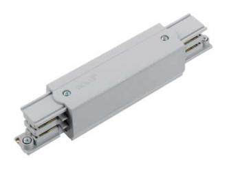 Nordic Aluminium Stromschienensystem XTS 14-1 Mitteleinspeisung, mitte, Alu/Grau, middle feed grey 