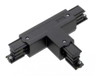 Nordic Aluminium Stromschienensystem XTS 37-2 T-Verbinder, Schwarz, T-connector black 