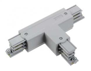 Nordic Aluminium Stromschienensystem XTS 39-1 T-Verbinder, Alu/Grau, T-connector grey 