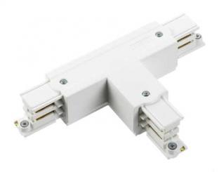 Nordic Aluminium Stromschienensystem XTS 40-3 T-Verbinder, Weiß, T-connector white 