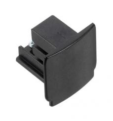 Nordic Aluminium Stromschienensystem XTS 41-2 Endkappe, Schwarz, end cap black 