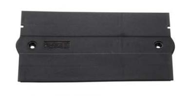 Nordic Aluminium Stromschienensystem XTSF 10-2 Abdeckplatte, Schwarz, coverplate black 