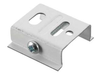 Nordic Aluminium Stromschienensystem SKB 10-3 Schienenzubehör, Weiß, ceiling clamp white 