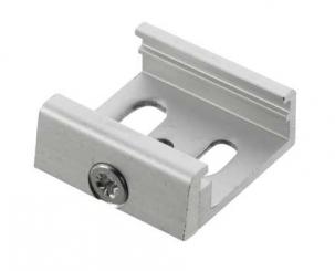 Nordic Aluminium Stromschienensystem SKB 12-1 Schienenzubehör, Alu/Grau, ceiling clamp alu 