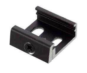 Nordic Aluminium Stromschienensystem SKB 12-2 Schienenzubehör, Schwarz, ceiling clamp black 