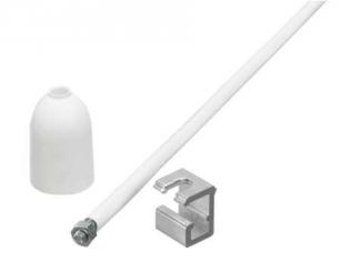 Nordic Aluminium Stromschienensystem SPR 6-3 Schienenzubehör, Weiß, Rod white, 