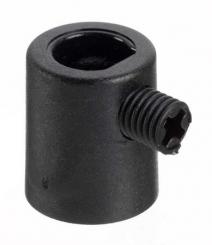 Nordic Aluminium Stromschienensystem XTSA 510-2 M10 Zugentlastung schwarz, Cord Grip black 