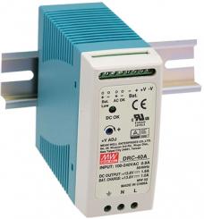 Mean Well Schaltnetzteil Hutschiene/DIN-Schiene 40W 27,6/27,6V 
