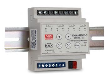 Mean Well KNX 4-Kanal-Aktor, 10A pro Kanal 