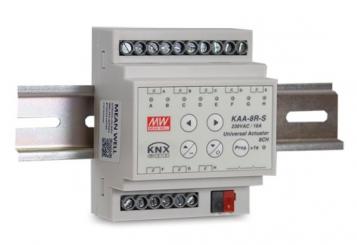 Mean Well KNX 8-Kanal-Aktor, 16A pro Kanal 