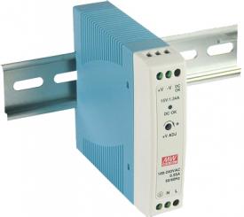 Mean Well Hutschienennetzteil DIN Rail 85-264VAC 12V 1.67A 