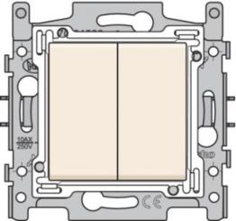 Niko  NIKO Original Cream - SWITCH 2-CIRCUITS CREAM 