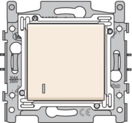 Niko  NIKO Original Cream - CONTROLSWITCH 2-POLE 16A 