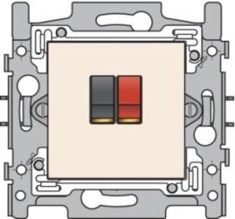 Niko  NIKO Original Cream - FRAME 1x AUDIOCONNECTOR 