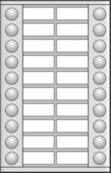 Niko  NIKO Türkommunikation - EXTENSION 2x10 BUTTONS 