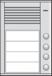 Niko  NIKO Türkommunikation - AUDIO DOORST 4 BUTTONS 