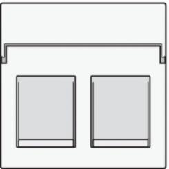 Niko  NIKO Datacom - CP DATA 2xRJ WHITE 