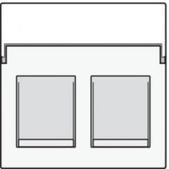 Niko  NIKO Datacom - CP DATA 2xRJ WHITE 