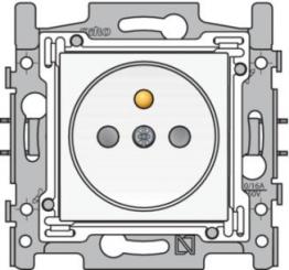 Niko  NIKO Original White - SOCKET-OUTL. PIN+SAFETY 