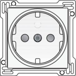 Niko  Original White - CPL SOCKET-OUTL SIDE/S. 