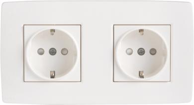 Niko  NIKO Original White - DOUBLE SOCKET-OUTLET 