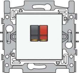 Niko  NIKO Original White - FRAME 1x AUDIOCONNECTOR 