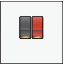 Niko  NIKO Original White - FRAME 1x AUDIOCONNECTOR 