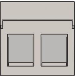 Niko  NIKO Datacom - CP DATA 2xRJ L.GREY 