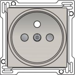 Niko  NIKO Original Light Grey - CPL SOCKET-OUTL. +SAFETY 