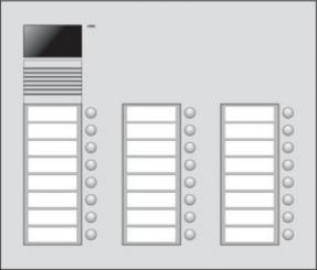 Niko  NIKO Türkommunikation - VIDEO DOORST 3x8 BUTTONS 