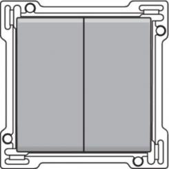 Niko  NIKO Intense Sterling - 2x 1/2 ROCKER STERLING 