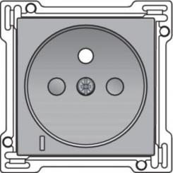 Niko  NIKO Intense Sterling - CPL SOCKET-OUTL INDIC. 