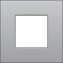 Niko  NIKO Intense Sterling - COVERPL. 1GANG STERLING 