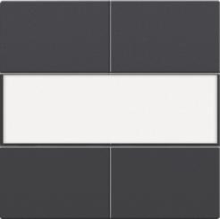 Niko  NIKO Intense Antracite - SET 4xPUSHB. 24V+LABEL 